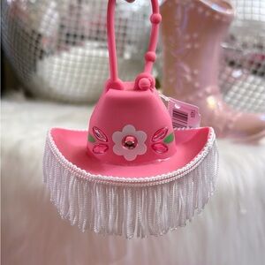 Bath and Body Work Pink Cowgirl Hat Pocketbac